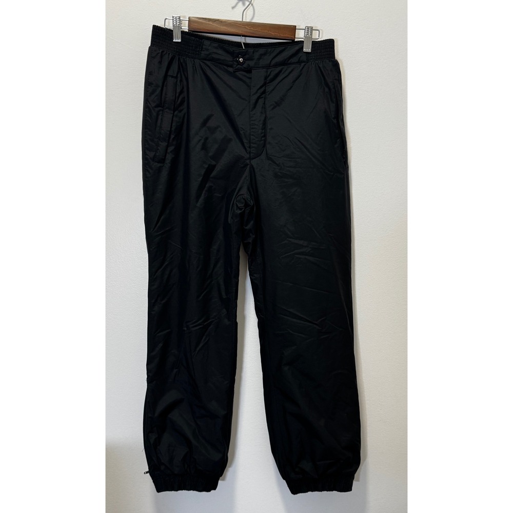 Vintage 1988 CB Sports Mens Black Thermotech Insulated Snow Pants Size 34 Ski